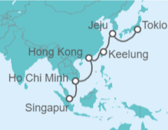 Itinerario del Crucero Vietnam, China, Taiwán, Corea Del Sur, Japón - Royal Caribbean
