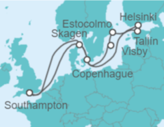 Itinerario del Crucero Capitales Bálticas - Celebrity Cruises