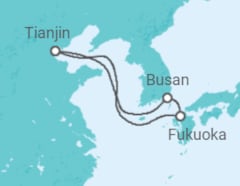 Itinerario del Crucero Japón, Corea Del Sur - Royal Caribbean