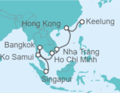 Itinerario del Crucero China, Vietnam, Tailandia - NCL Norwegian Cruise Line
