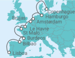 Itinerario del Crucero Desde Copenague a Lisboa - Silversea