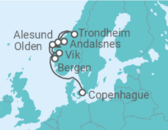 Itinerario del Crucero Noruega - Silversea