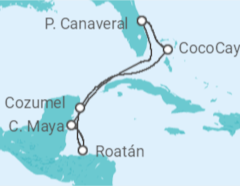 Itinerario del Crucero Maravillas del Caribe - Royal Caribbean