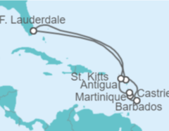 Itinerario del Crucero Antigua Y Barbuda, Barbados, Santa Lucía, Martinica - Celebrity Cruises