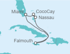 Itinerario del Crucero Bahamas, Jamaica - Royal Caribbean