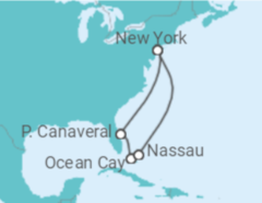 Itinerario del Crucero Islas paradisiacas - MSC Cruceros