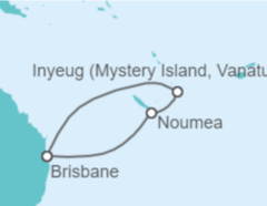 Itinerario del Crucero Nueva Caledonia - Royal Caribbean