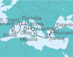 Itinerario del Crucero Desde Barcelona a Atenas - Oceania Cruises