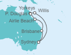 Itinerario del Crucero Australia - Princess Cruises