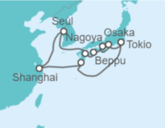 Itinerario del Crucero Japón y China - Regent Seven Seas