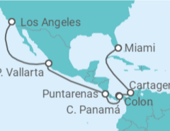 Itinerario del Crucero Colombia, Panamá, Costa Rica, México - Celebrity Cruises