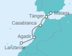 Itinerario del Crucero Los esplendores del arte morisco - CroisiMer
