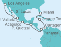 Itinerario del Crucero Desde Los Ángeles (EEUU) a Miami (EEUU) - NCL Norwegian Cruise Line
