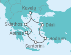 Itinerario del Crucero Grecia, Turquía - Seabourn