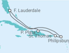 Itinerario del Crucero St. Maarten, St. Thomas y  Puerto Plata - Celebrity Cruises