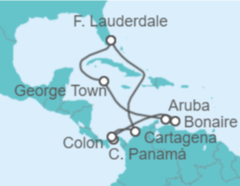 Itinerario del Crucero Colombia, Panamá, Aruba, Islas Caimán - Celebrity Cruises