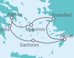 Itinerario del Crucero Lo mejor de Grecia II - Celebrity Cruises