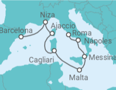 Itinerario del Crucero Italia, Francia, España  - Celebrity Cruises