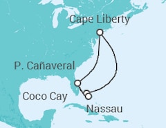 Itinerario del Crucero Estados Unidos (EE.UU.), Bahamas - Royal Caribbean