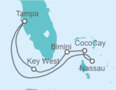 Itinerario del Crucero Bahamas, Estados Unidos (EE.UU.) - Royal Caribbean
