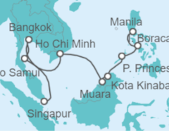 Itinerario del Crucero Tailandia, Vietnam, Malasia - NCL Norwegian Cruise Line