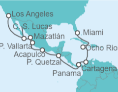Itinerario del Crucero Desde Miami (EEUU) a Los Ángeles (EEUU) - NCL Norwegian Cruise Line