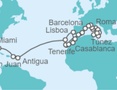 Itinerario del Crucero Desde Venecia (Italia) a Miami (EEUU) - Oceania Cruises