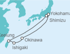 Itinerario del Crucero Japón y Taiwán - Princess Cruises