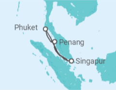 Itinerario del Crucero Malasia, Tailandia - Royal Caribbean