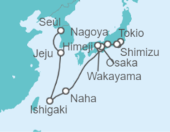 Itinerario del Crucero Asia: Osaka, Jeju y Nagoya - NCL Norwegian Cruise Line