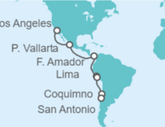 Itinerario del Crucero De Miami a Santiago de Chile - Princess Cruises