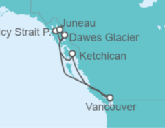 Itinerario del Crucero Alaska: descongela tu experiencia Disney - Disney Cruise Line