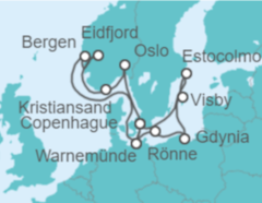 Itinerario del Crucero Alemania, Noruega, Dinamarca, Polonia, Suecia - MSC Cruceros