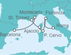 Itinerario del Crucero Riviera francesa e Italia - Explora Journeys
