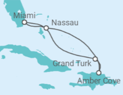 Itinerario del Crucero Bahamas - Carnival Cruise Line