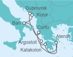 Itinerario del Crucero Adriático Sublime 2025 - Celestyal Cruises