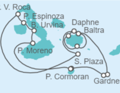 Itinerario del Crucero Islas Galápagos - Celebrity Cruises