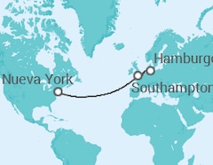 Itinerario del Crucero Reino Unido - Cunard