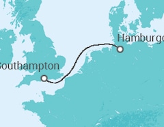 Itinerario del Crucero Alemania - Cunard