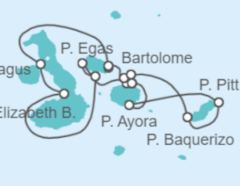 Itinerario del Crucero Islas Galápagos - Celebrity Cruises