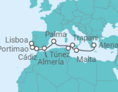 Itinerario del Crucero Iberia clásica - Regent Seven Seas