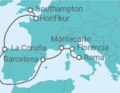 Itinerario del Crucero Caleidoscopio de la capital - Regent Seven Seas