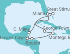 Itinerario del Crucero Cultura Maya, alegría de la isla - Regent Seven Seas