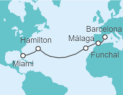 Itinerario del Crucero Luz de luna sobre Bermudas - Regent Seven Seas