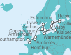 Itinerario del Crucero Itinerario escandinavo - Regent Seven Seas
