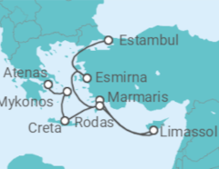 Itinerario del Crucero Tesoros turcos - Regent Seven Seas