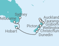 Itinerario del Crucero Brindis por los fiordos - Regent Seven Seas