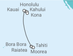 Itinerario del Crucero Estados Unidos (EE.UU.), Polinesia Francesa - NCL Norwegian Cruise Line