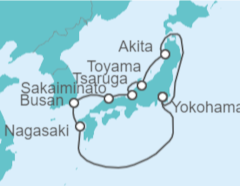 Itinerario del Crucero Japón - Princess Cruises