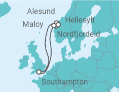Itinerario del Crucero Fiordos Noruegos - MSC Cruceros
